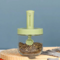 New retractable seasoning jar Scoop cover integrated salt jar Protection against moisture Simple and modern